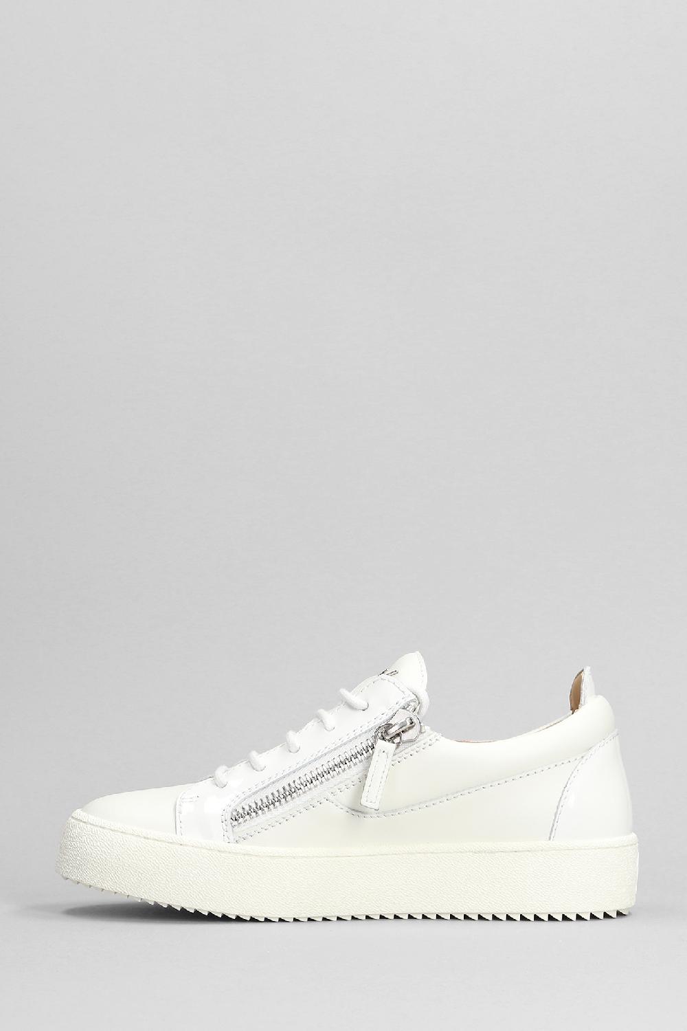 Deliberti Giuseppe Zanotti Sneakers Gail In Pelle Bianca Cod. 391849 - Deliberti The Luxury Shopping