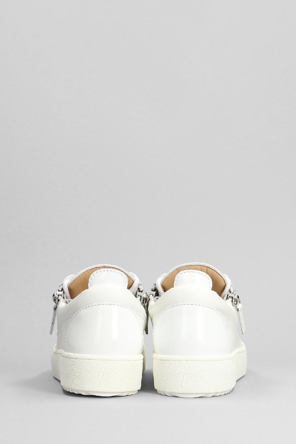Deliberti Giuseppe Zanotti Sneakers Gail In Pelle Bianca Cod. 391849 - Deliberti The Luxury Shopping