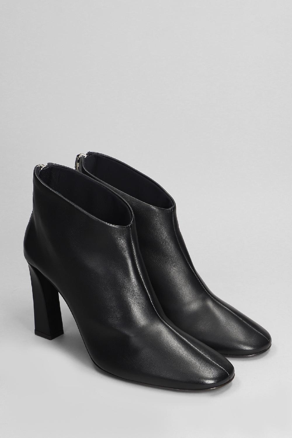Deliberti Giuseppe Zanotti Tronchetti Tacco Alto Losie Bootie 90 In Pelle Nera Cod. 403802 - Deliberti The Luxury Shopping