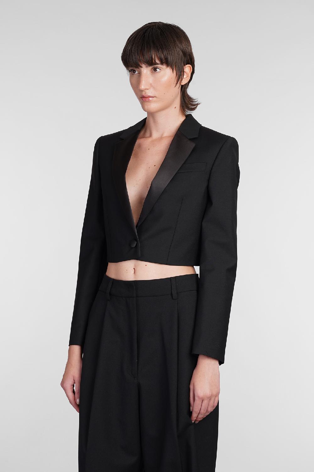 Deliberti Givenchy Blazer In Lana Nera Cod. 404624 - Deliberti The Luxury Shopping