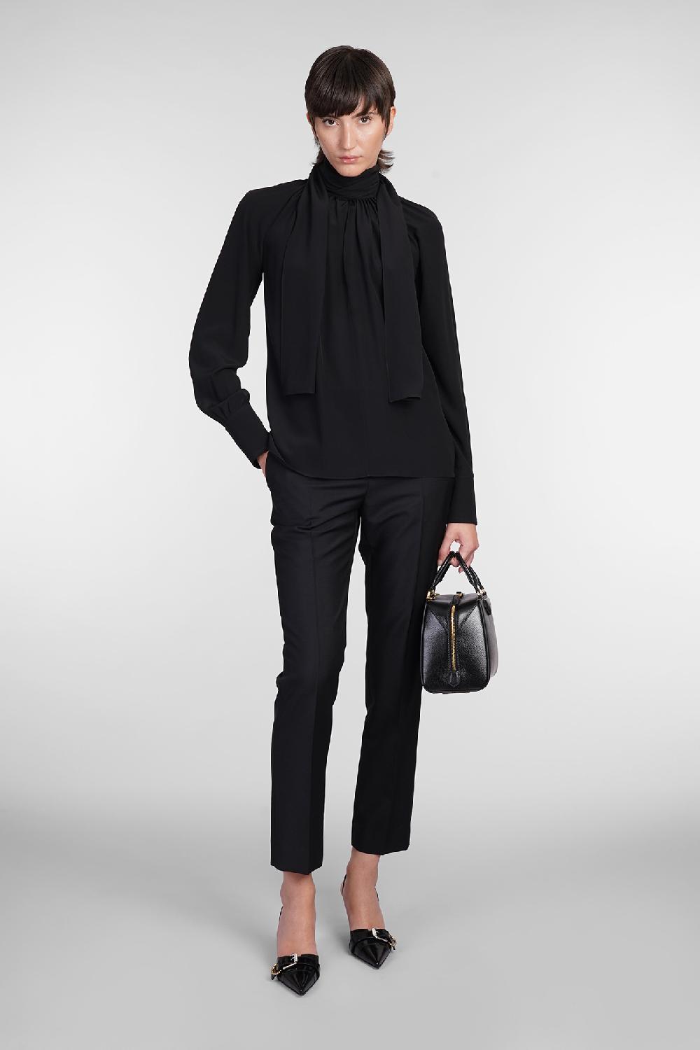 Deliberti Givenchy Blusa In Seta Nera Cod. 406447 - Deliberti The Luxury Shopping