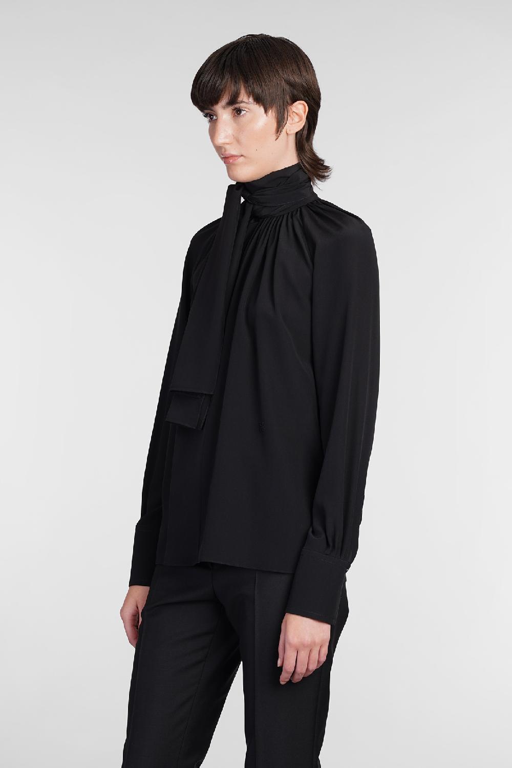 Deliberti Givenchy Blusa In Seta Nera Cod. 406447 - Deliberti The Luxury Shopping