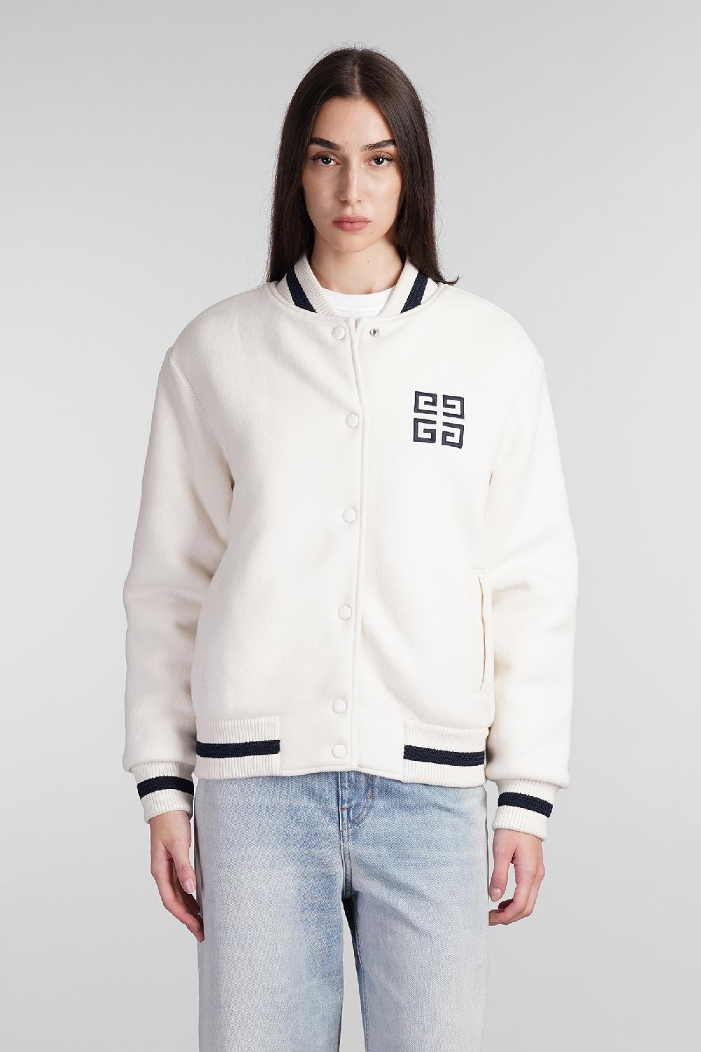 Deliberti Givenchy Bomber in lana beige cod. 406446 - Deliberti The Luxury Shopping