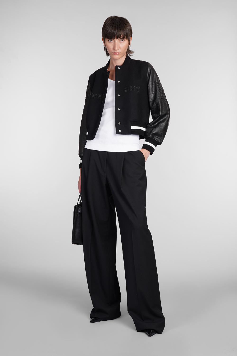 Deliberti Givenchy Bomber In Lana Nera Cod. 406455 - Deliberti The Luxury Shopping