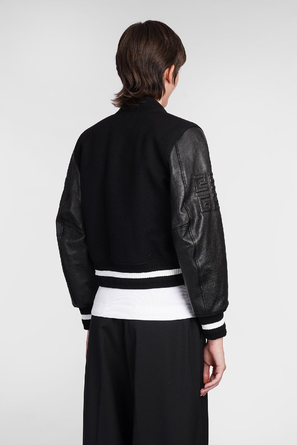 Deliberti Givenchy Bomber In Lana Nera Cod. 406455 - Deliberti The Luxury Shopping