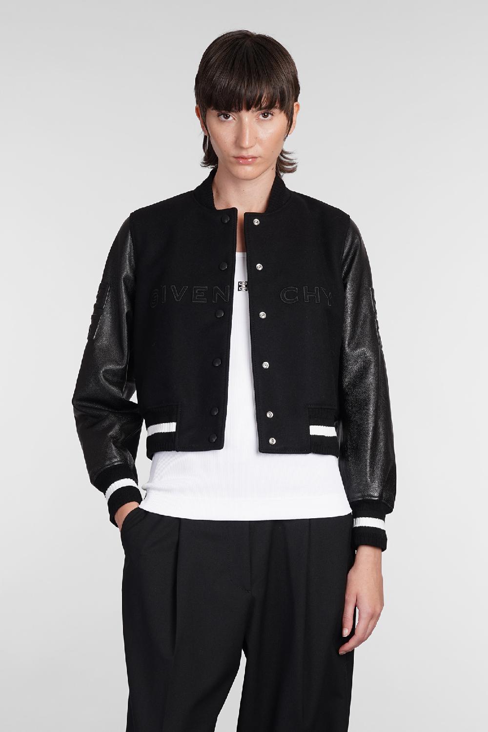Deliberti Givenchy Bomber in lana nera cod. 406455 - Deliberti The Luxury Shopping