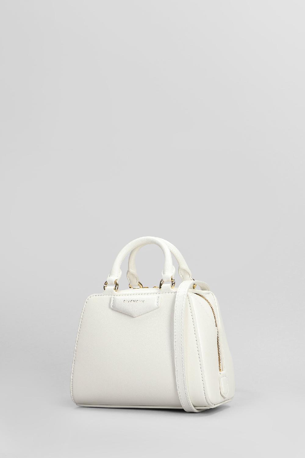Deliberti Givenchy Borsa A Spalla Antigona Cube Nano In Pelle Beige Cod. 406457 - Deliberti The Luxury Shopping