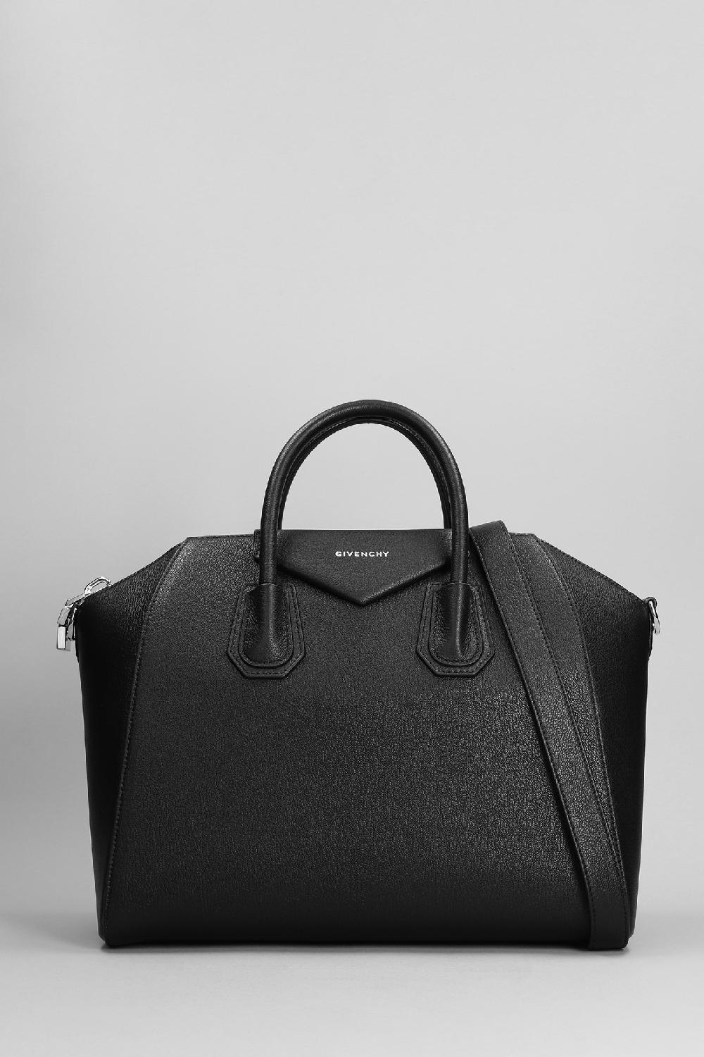 Deliberti Givenchy Borsa a spalla antigona in pelle nera cod. 392592 - Deliberti The Luxury Shopping