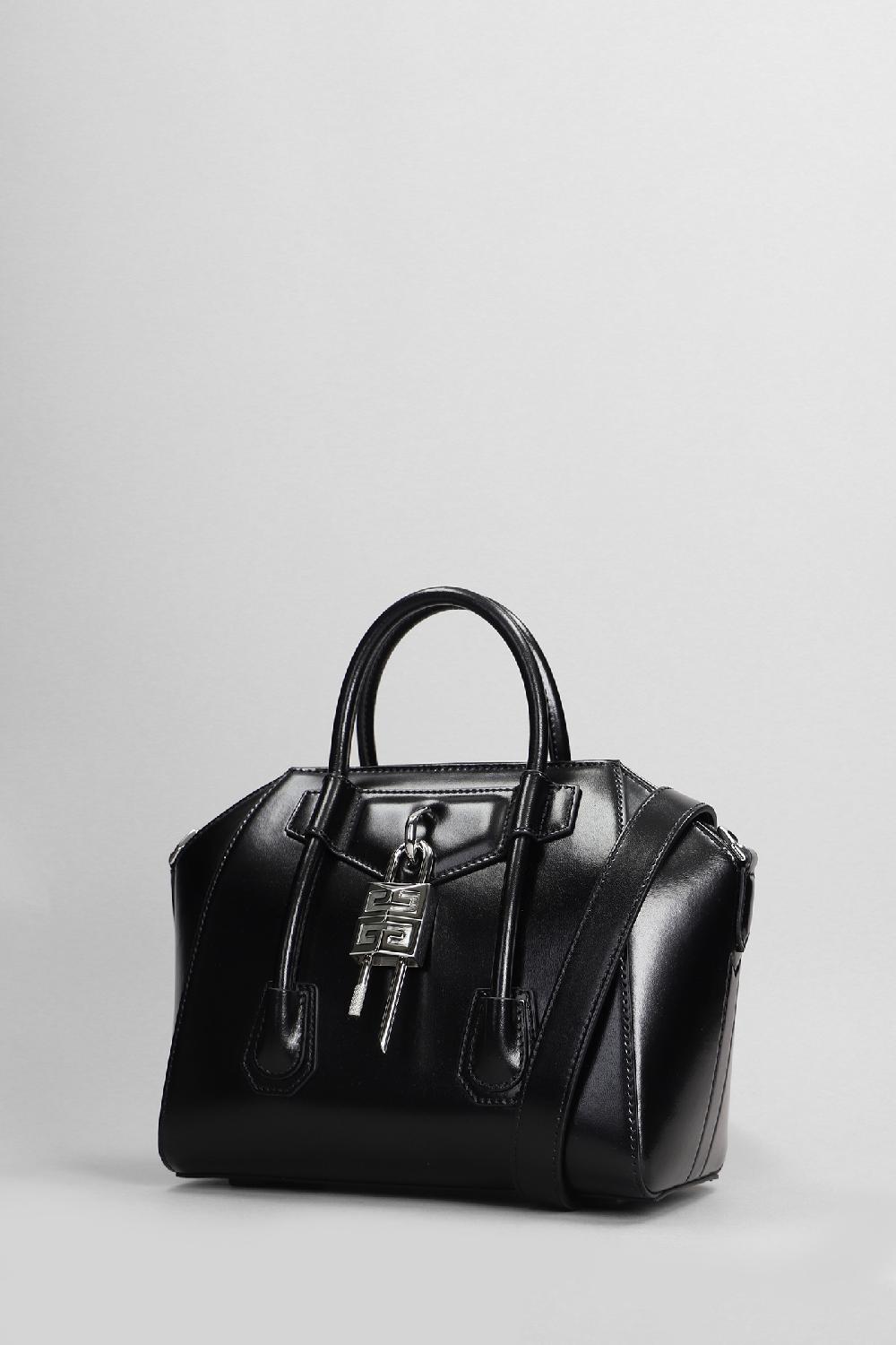 Deliberti Givenchy Borsa A Spalla Antigona Lock Mini In Pelle Nera Cod. 404609 - Deliberti The Luxury Shopping