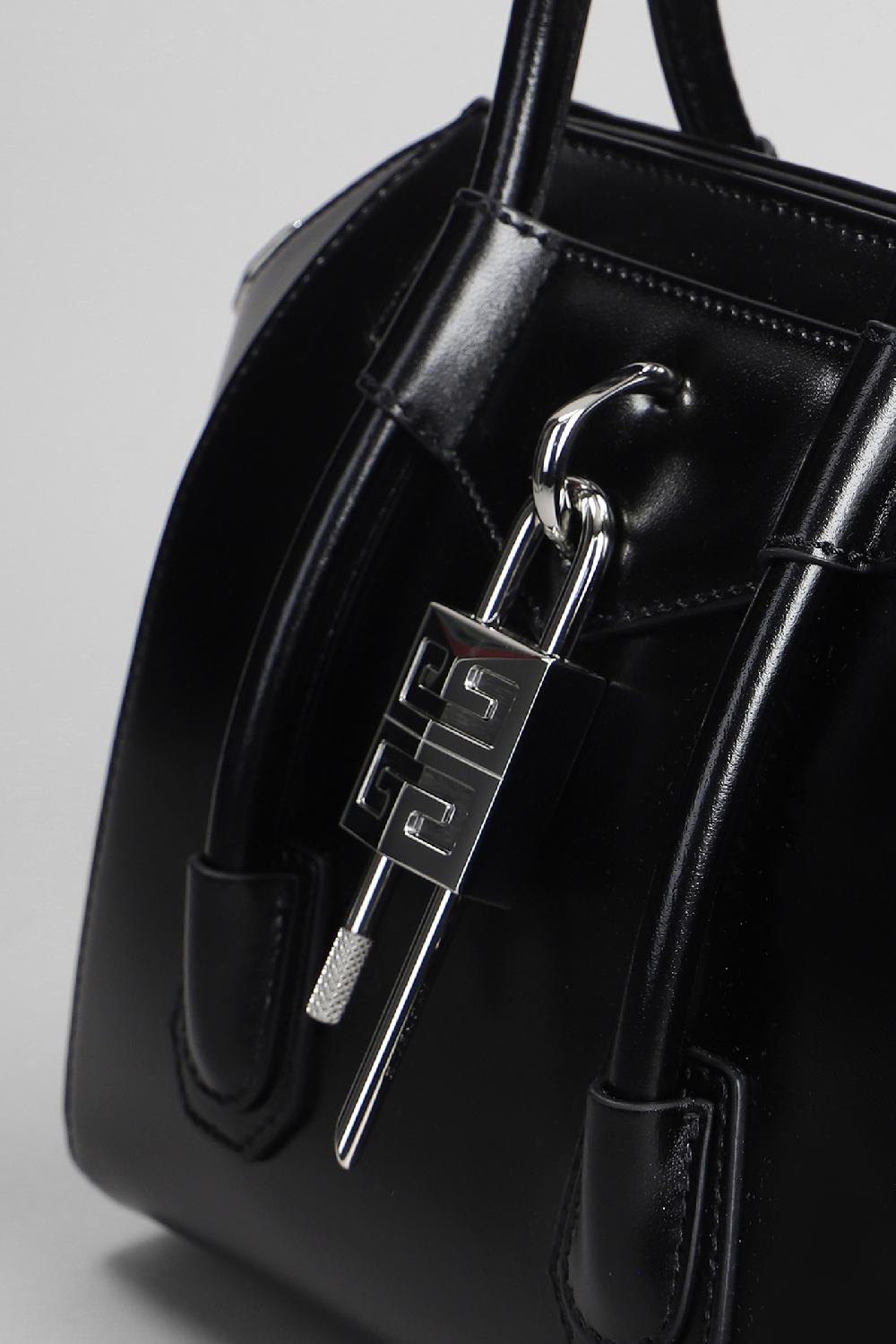 Deliberti Givenchy Borsa A Spalla Antigona Lock Mini In Pelle Nera Cod. 404609 - Deliberti The Luxury Shopping