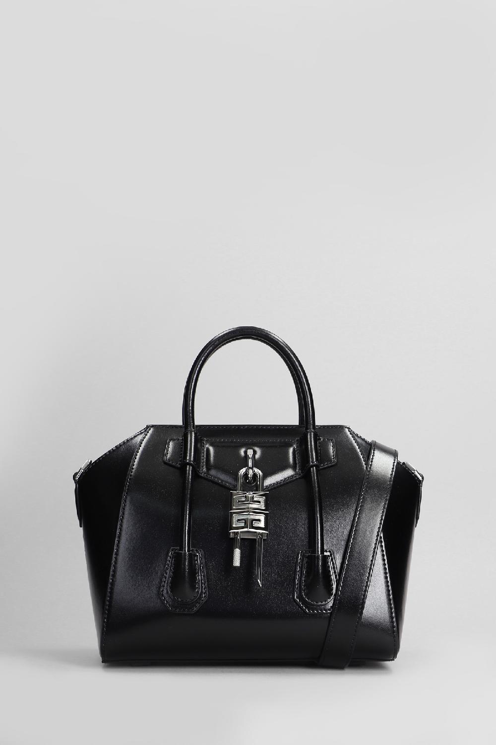 Deliberti Givenchy Borsa a spalla antigona lock mini in pelle nera cod. 404609 - Deliberti The Luxury Shopping
