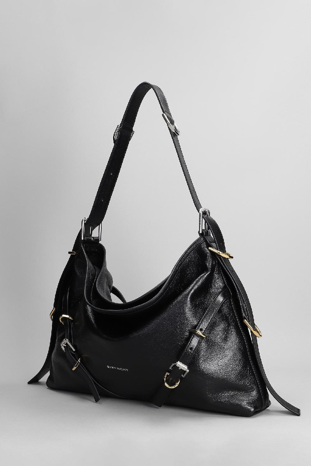 Deliberti Givenchy Borsa A Spalla Voyou In Pelle Nera Cod. 373610 - Deliberti The Luxury Shopping