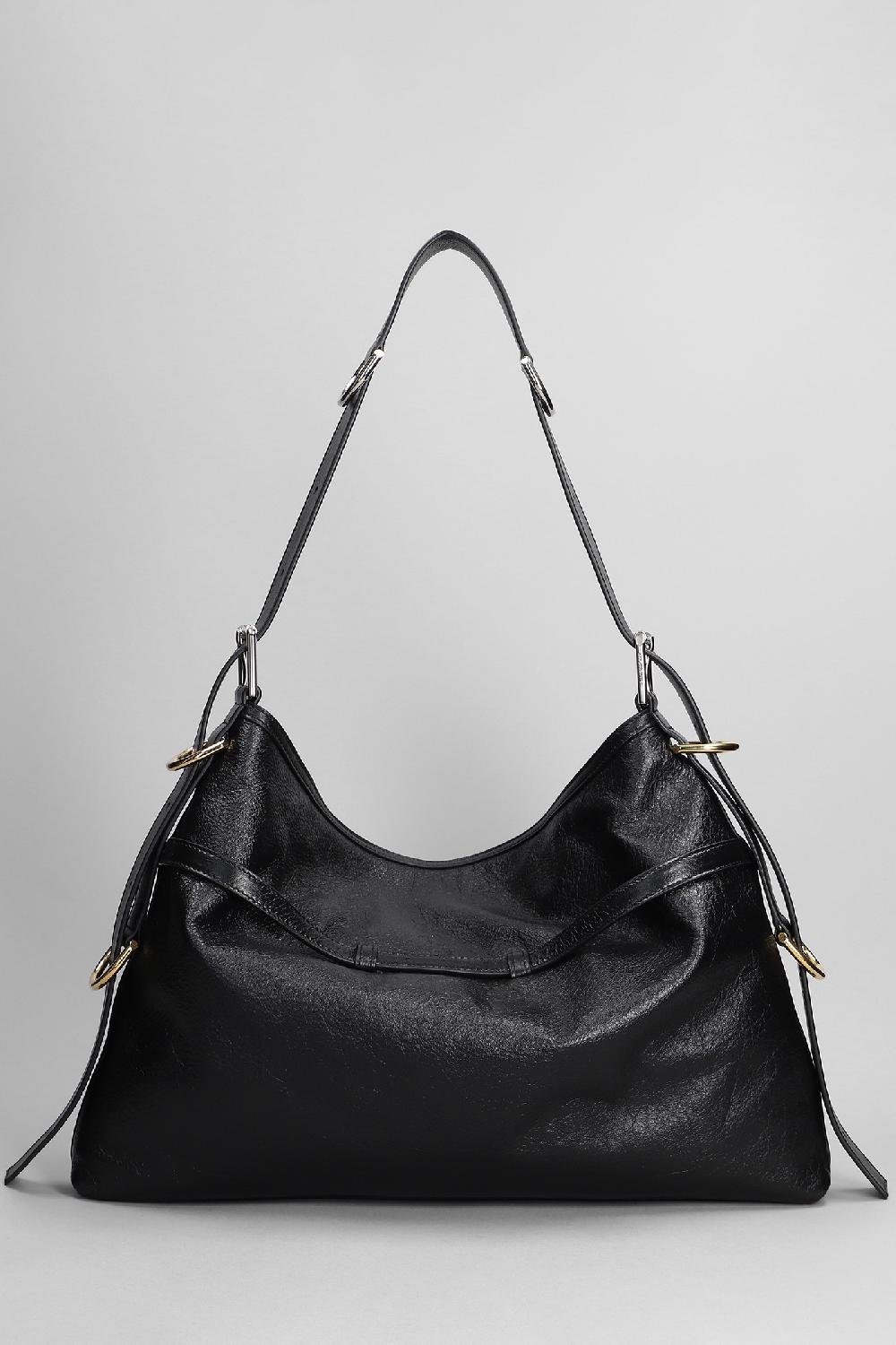 Deliberti Givenchy Borsa A Spalla Voyou In Pelle Nera Cod. 373610 - Deliberti The Luxury Shopping