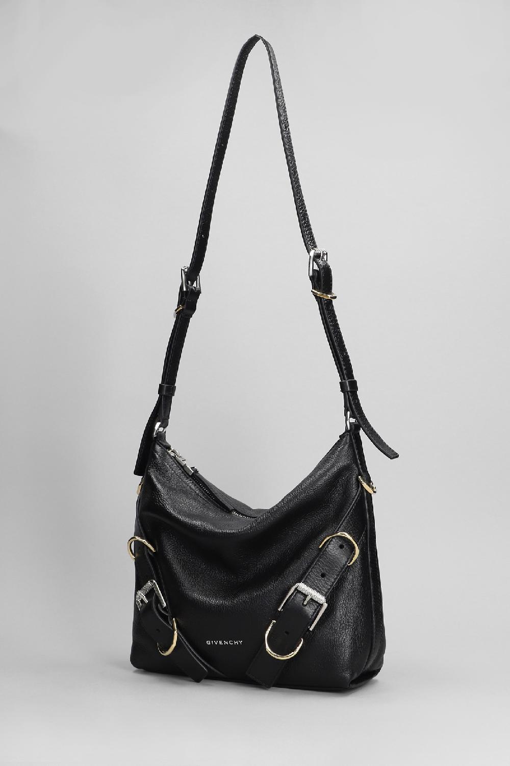 Deliberti Givenchy Borsa A Spalla Voyou In Pelle Nera Cod. 394578 - Deliberti The Luxury Shopping