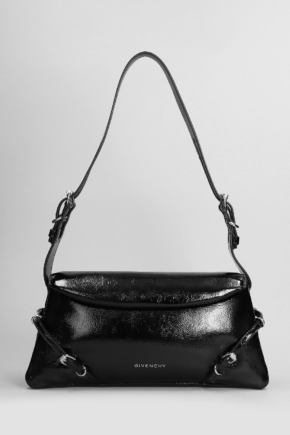 Deliberti Givenchy Borsa a spalla voyou small in pelle nera cod. 409596 - Deliberti The Luxury Shopping