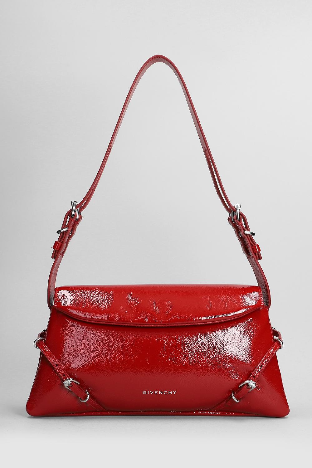 Deliberti Givenchy Borsa a spalla voyou small in pelle rossa cod. 409597 - Deliberti The Luxury Shopping