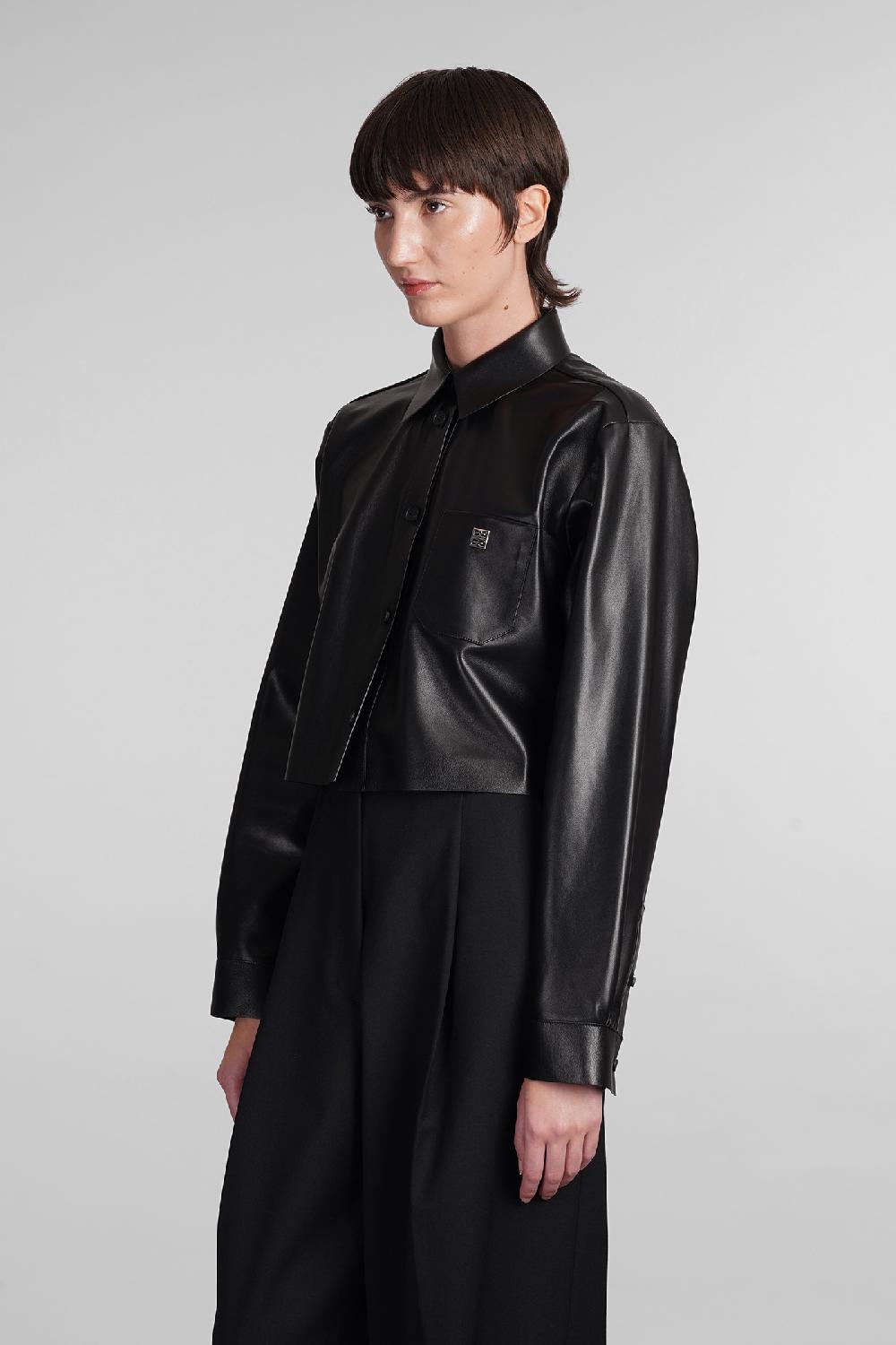 Deliberti Givenchy Camicia In Pelle Nera Cod. 406443 - Deliberti The Luxury Shopping