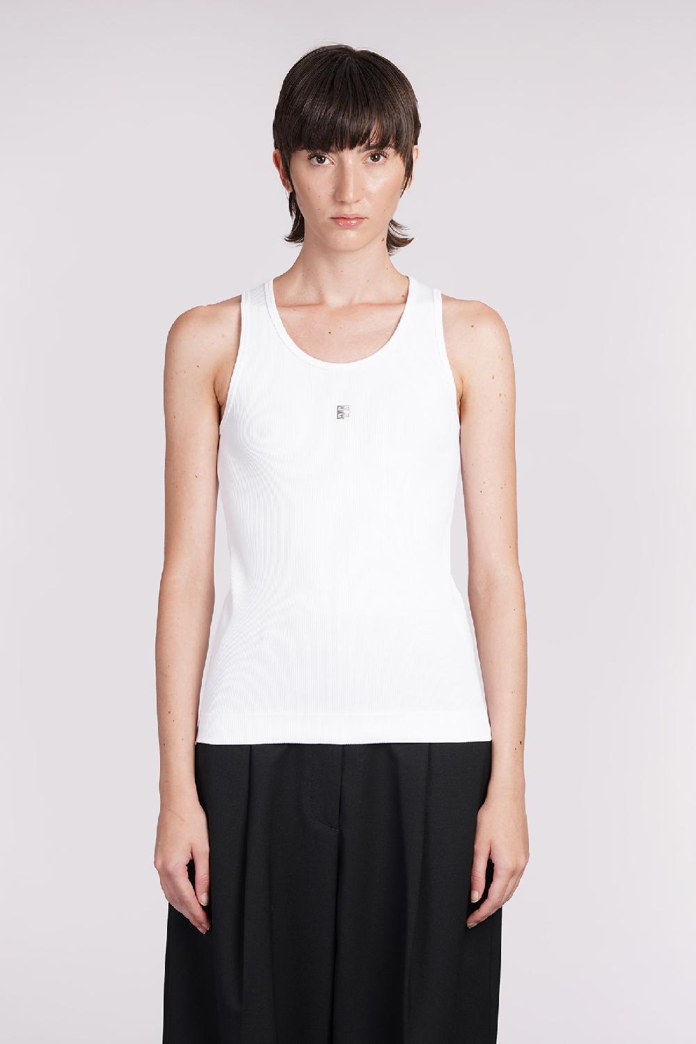 Deliberti Givenchy Canotta in cotone bianco cod. 392827 - Deliberti The Luxury Shopping