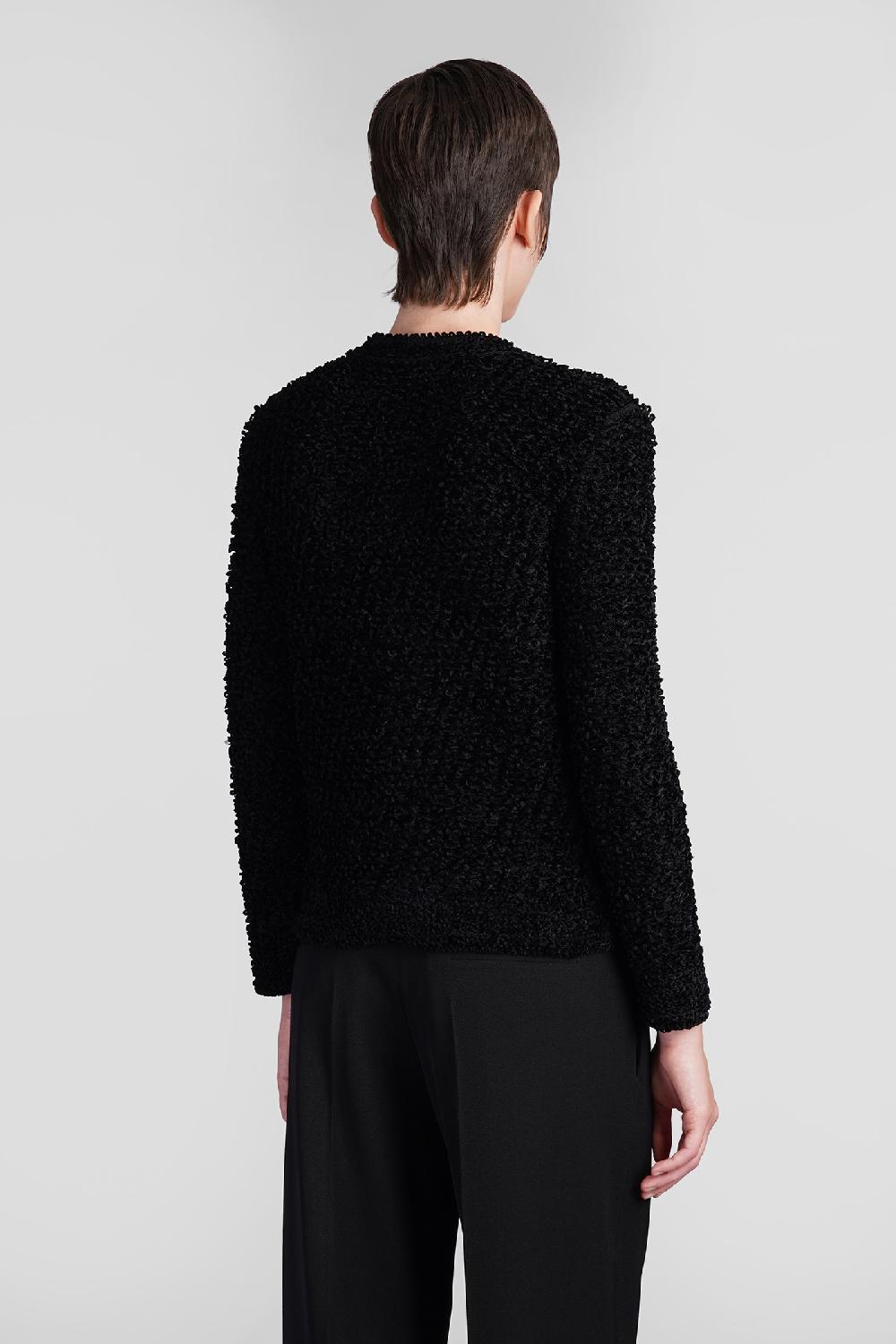 Deliberti Givenchy Cardigan In Lana Nera Cod. 409598 - Deliberti The Luxury Shopping