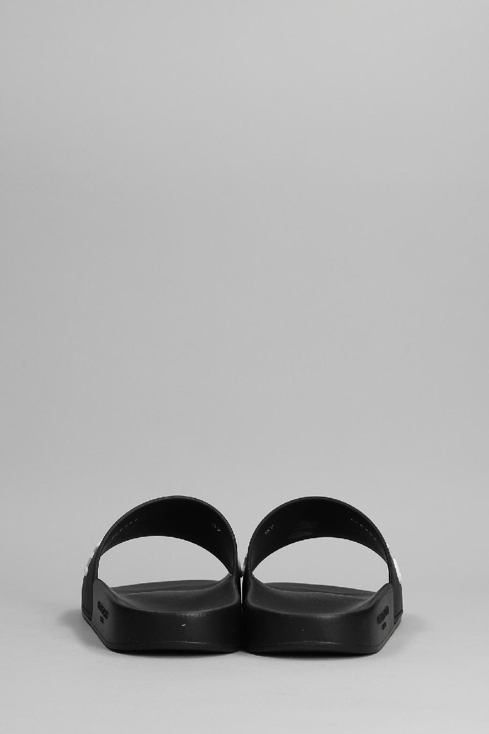 Deliberti Givenchy Sandali Flats In Gomma Nera Cod. 366885 - Deliberti The Luxury Shopping