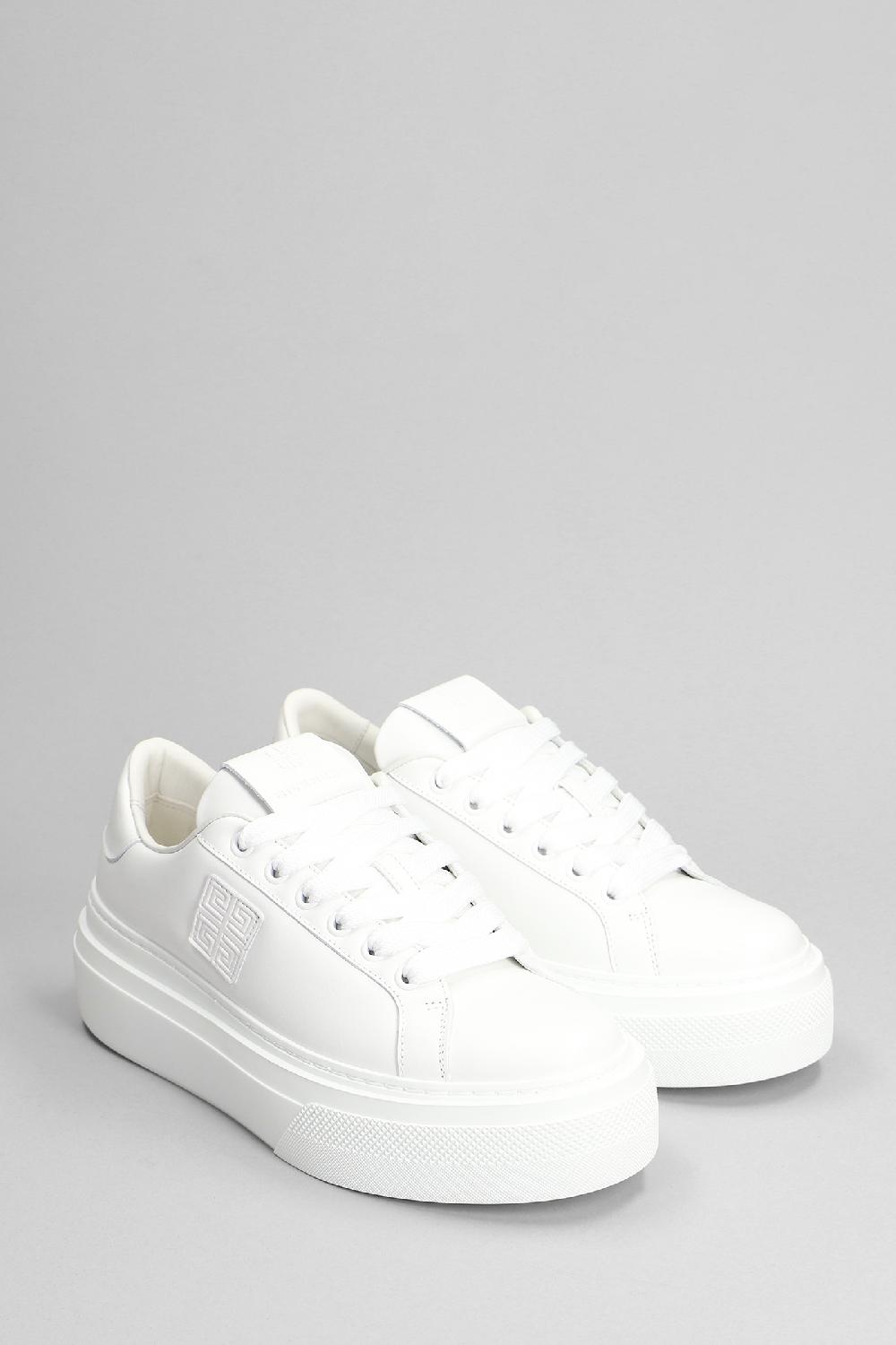 Deliberti Givenchy Sneakers City Platform In Pelle Bianca Cod. 391901 - Deliberti The Luxury Shopping