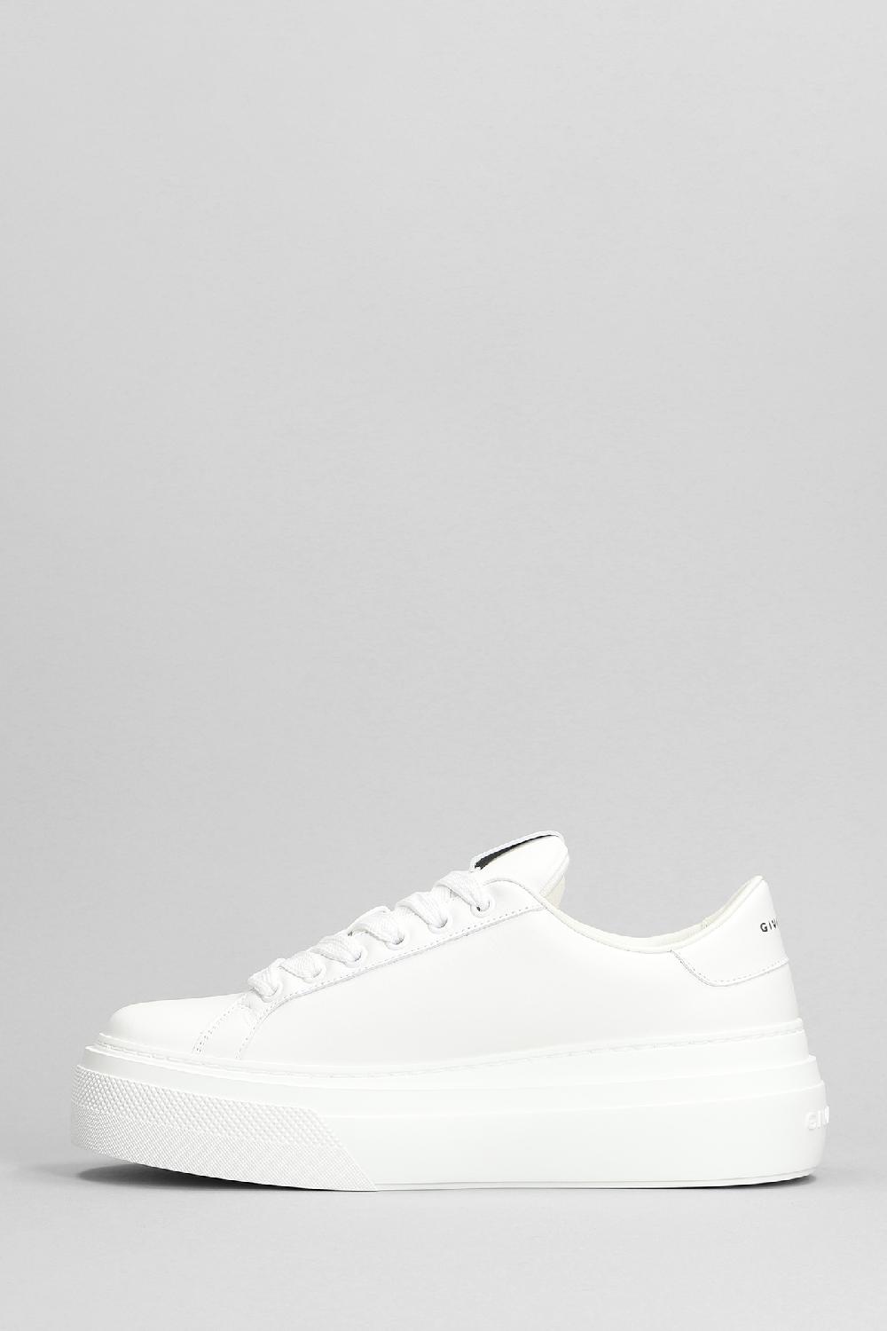 Deliberti Givenchy Sneakers City Platform In Pelle Bianca Cod. 391901 - Deliberti The Luxury Shopping