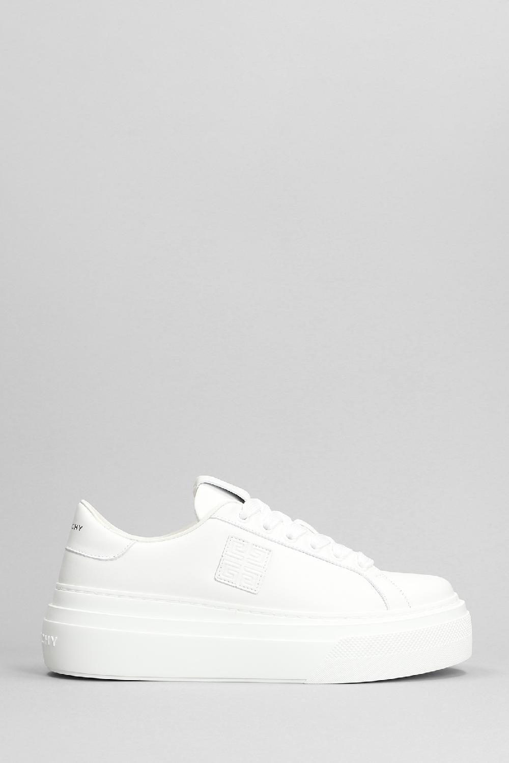 Deliberti Givenchy Sneakers city platform in pelle bianca cod. 391901 - Deliberti The Luxury Shopping
