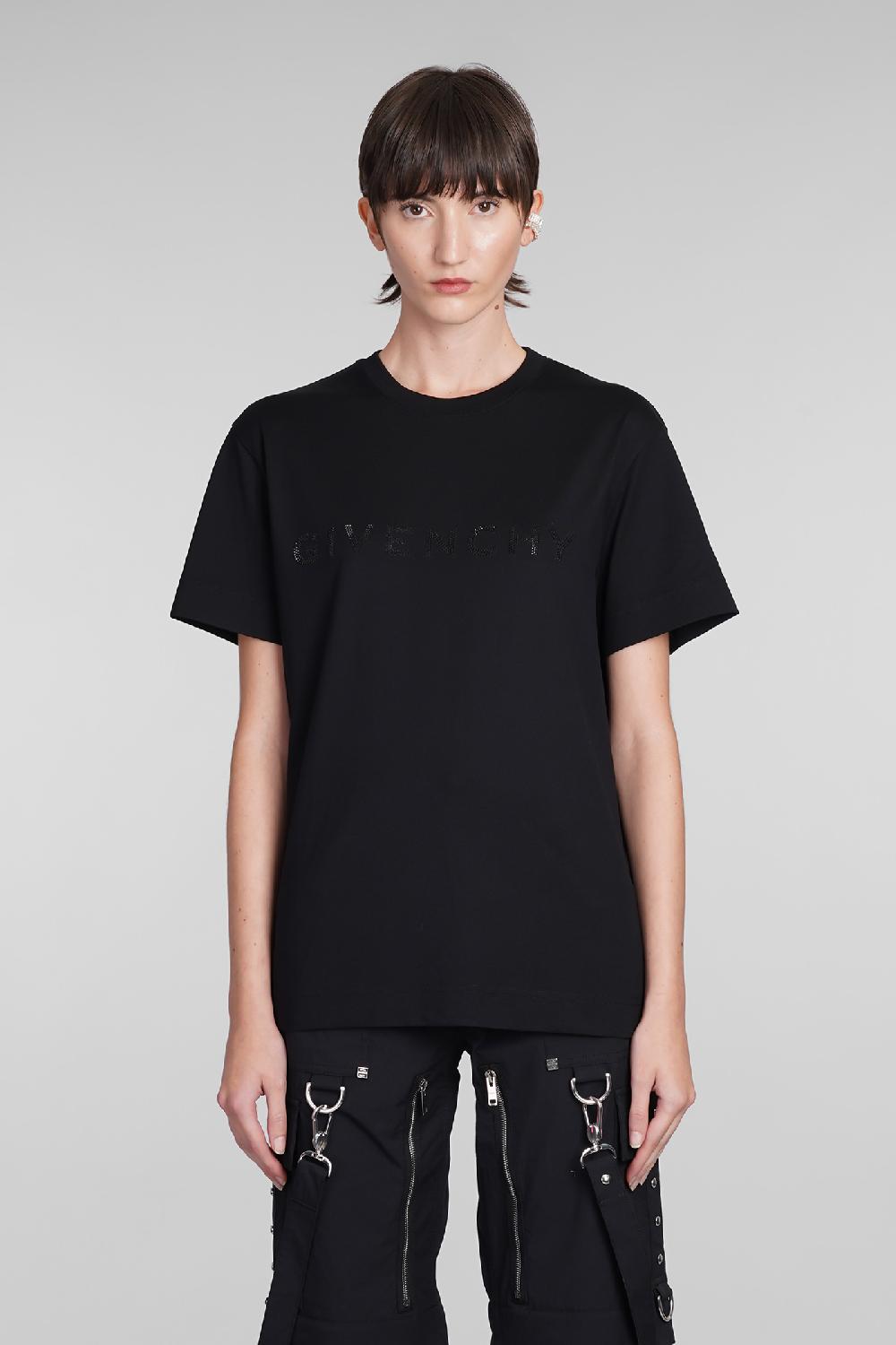 Deliberti Givenchy T-shirt in cotone nero cod. 384404 - Deliberti The Luxury Shopping