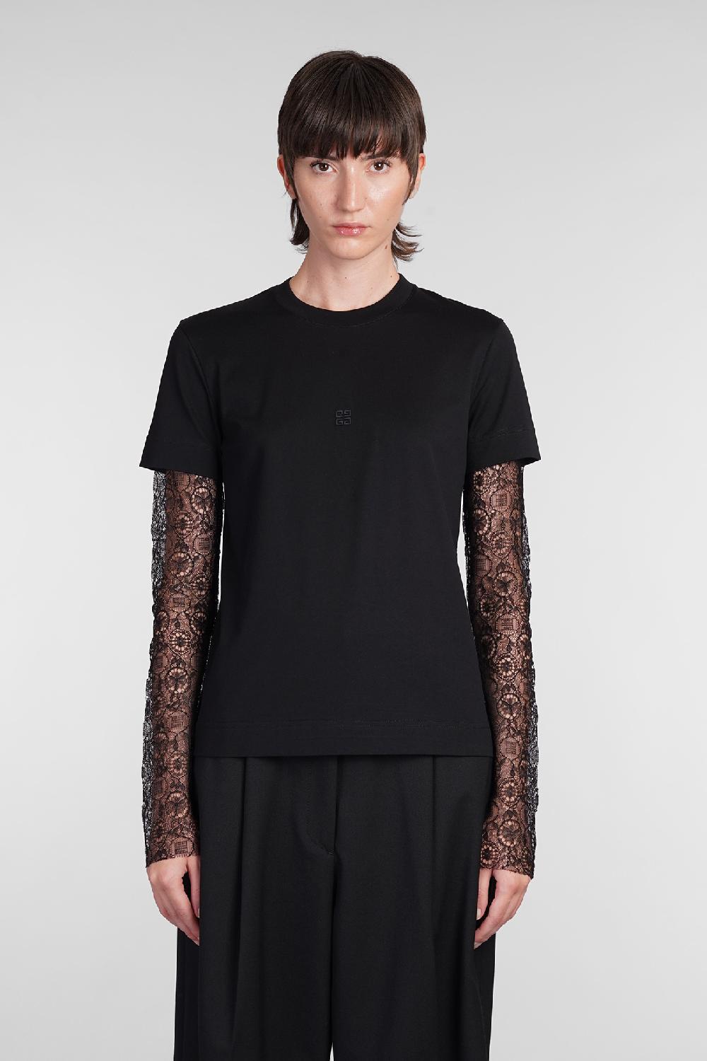 Deliberti Givenchy T-shirt in cotone nero cod. 404608 - Deliberti The Luxury Shopping