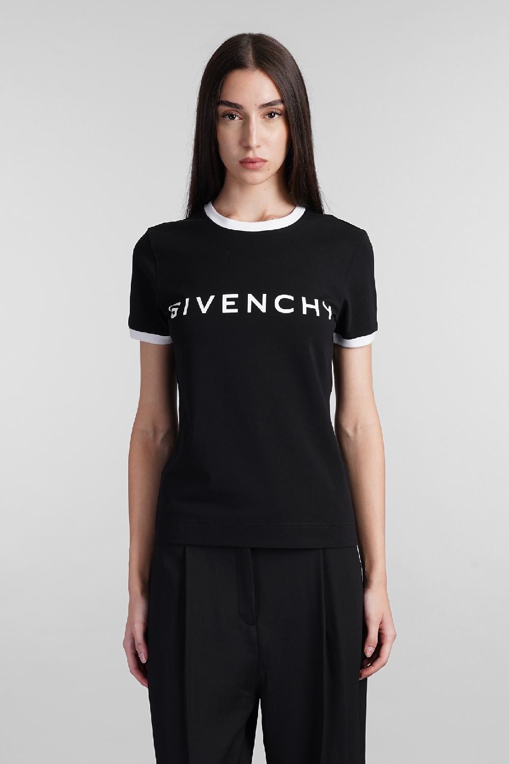 Deliberti Givenchy T-shirt in cotone nero cod. 406444 - Deliberti The Luxury Shopping