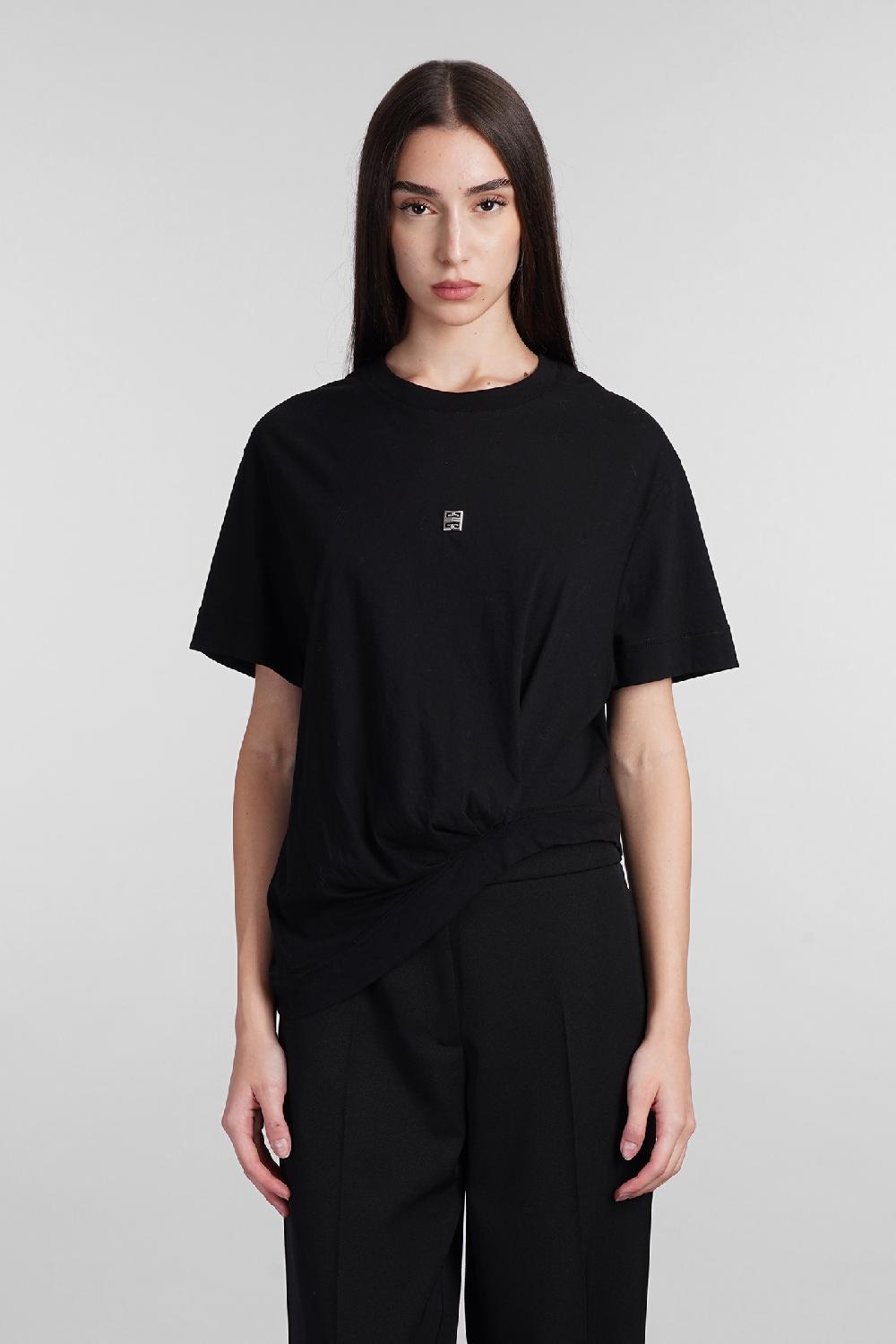 Deliberti Givenchy T-shirt in cotone nero cod. 406449 - Deliberti The Luxury Shopping