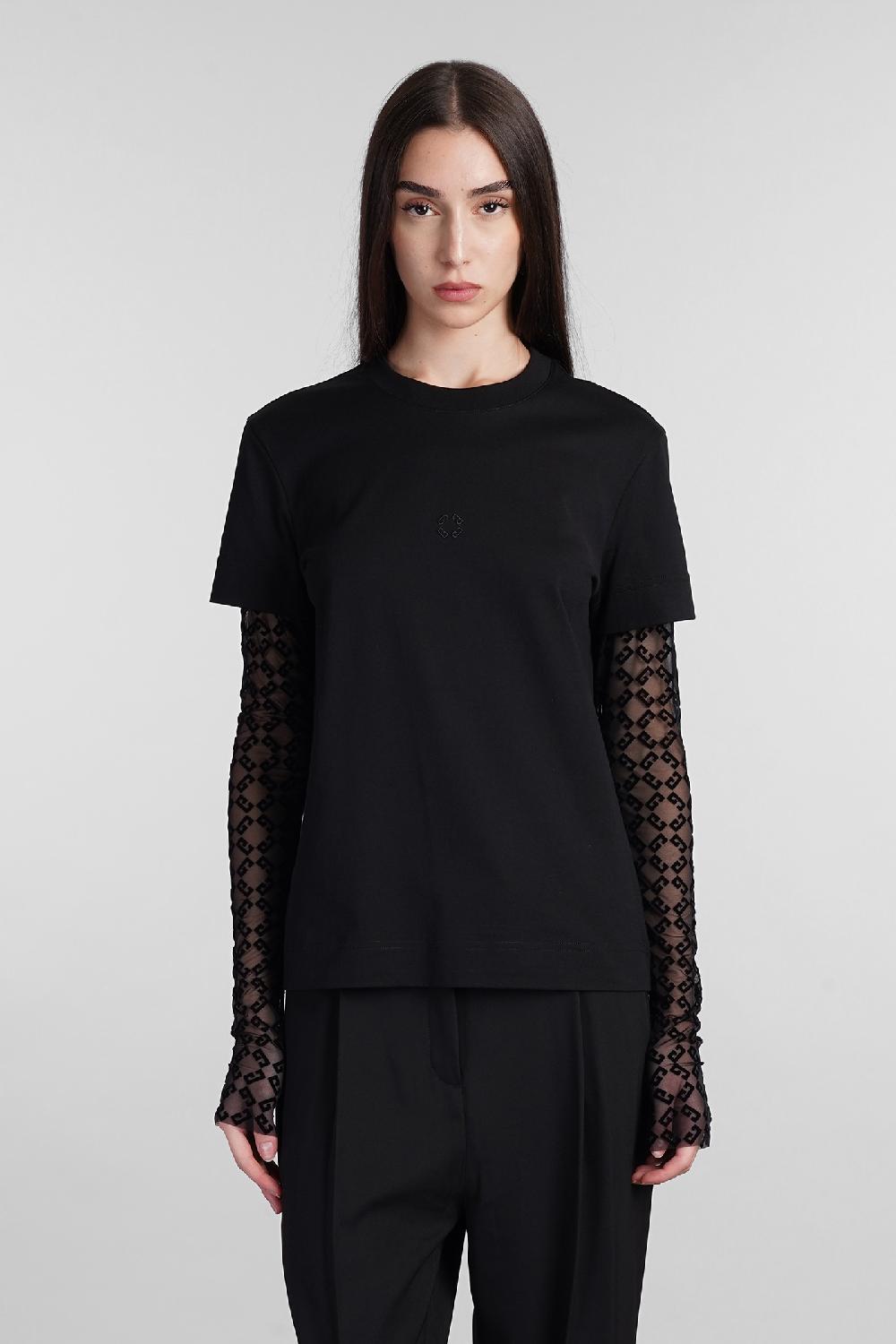 Deliberti Givenchy T-shirt in cotone nero cod. 407446 - Deliberti The Luxury Shopping