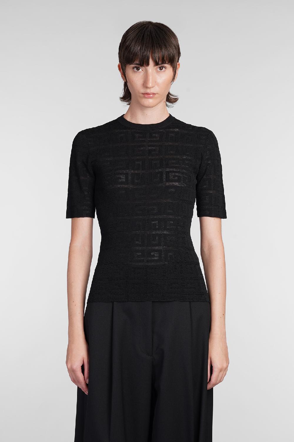Deliberti Givenchy Topwear in viscosa nera cod. 406454 - Deliberti The Luxury Shopping