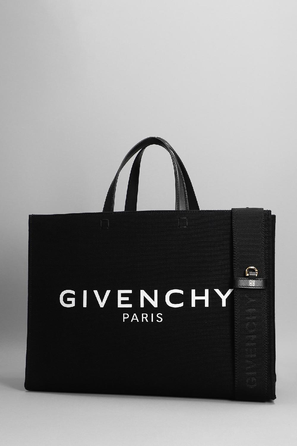 Deliberti Givenchy Tote In Pelle E Tessuto Nero Cod. 361097 - Deliberti The Luxury Shopping
