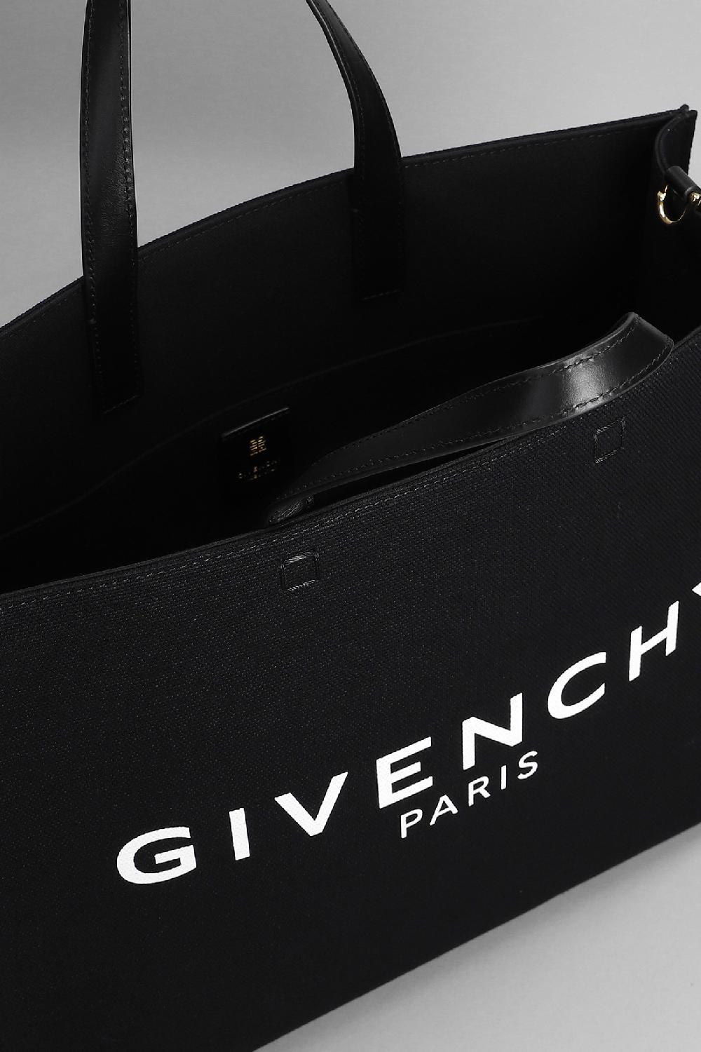 Deliberti Givenchy Tote In Pelle E Tessuto Nero Cod. 361097 - Deliberti The Luxury Shopping