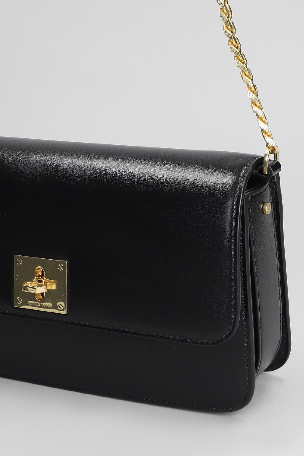 Deliberti Golden Goose Deluxe Brand Borsa A Spalla Gioia In Pelle Nera Cod. 401935 - Deliberti The Luxury Shopping