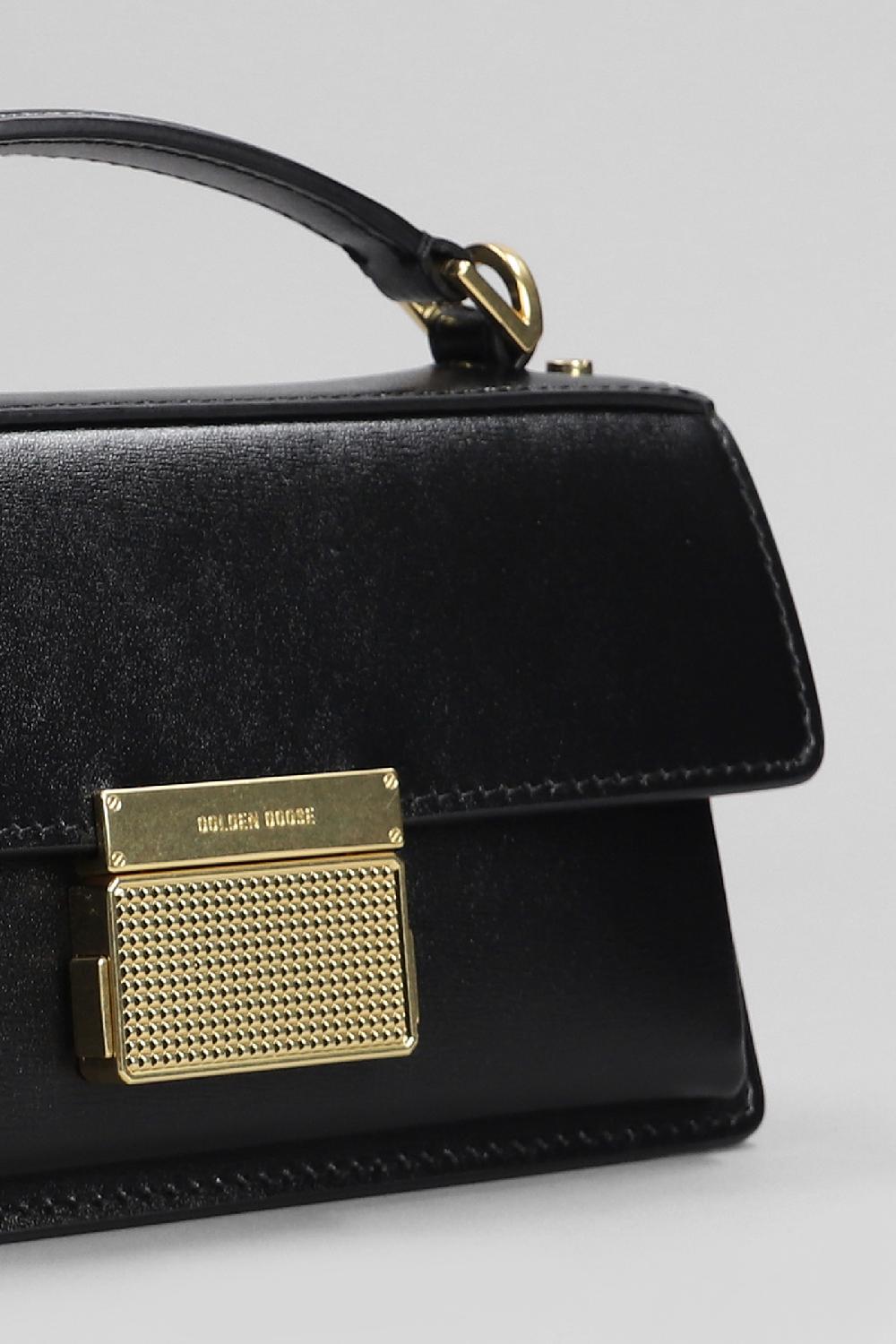 Deliberti Golden Goose Deluxe Brand Borsa A Spalla Venezia In Pelle Nera Cod. 401916 - Deliberti The Luxury Shopping