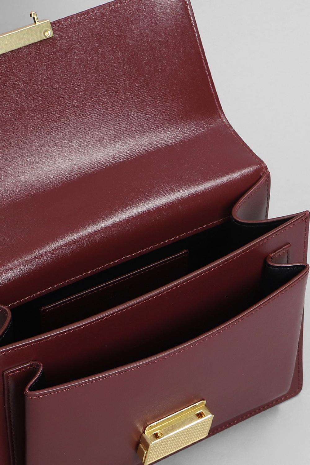 Deliberti Golden Goose Deluxe Brand Borsa A Spalla Venezia In Pelle Bordeaux Cod. 401937 - Deliberti The Luxury Shopping