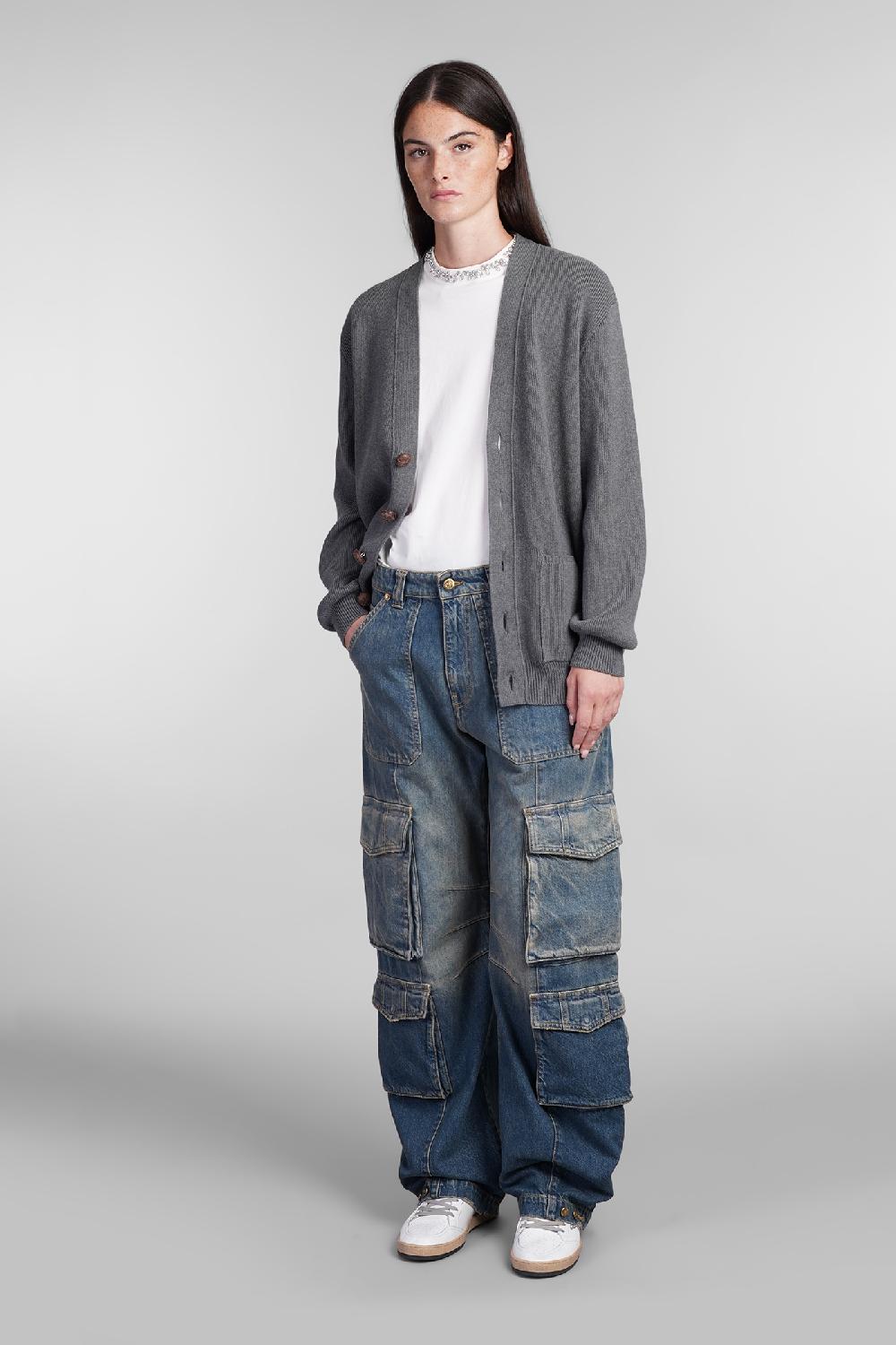 Deliberti Golden Goose Deluxe Brand Cardigan In Cotone Grigio Cod. 404900 - Deliberti The Luxury Shopping