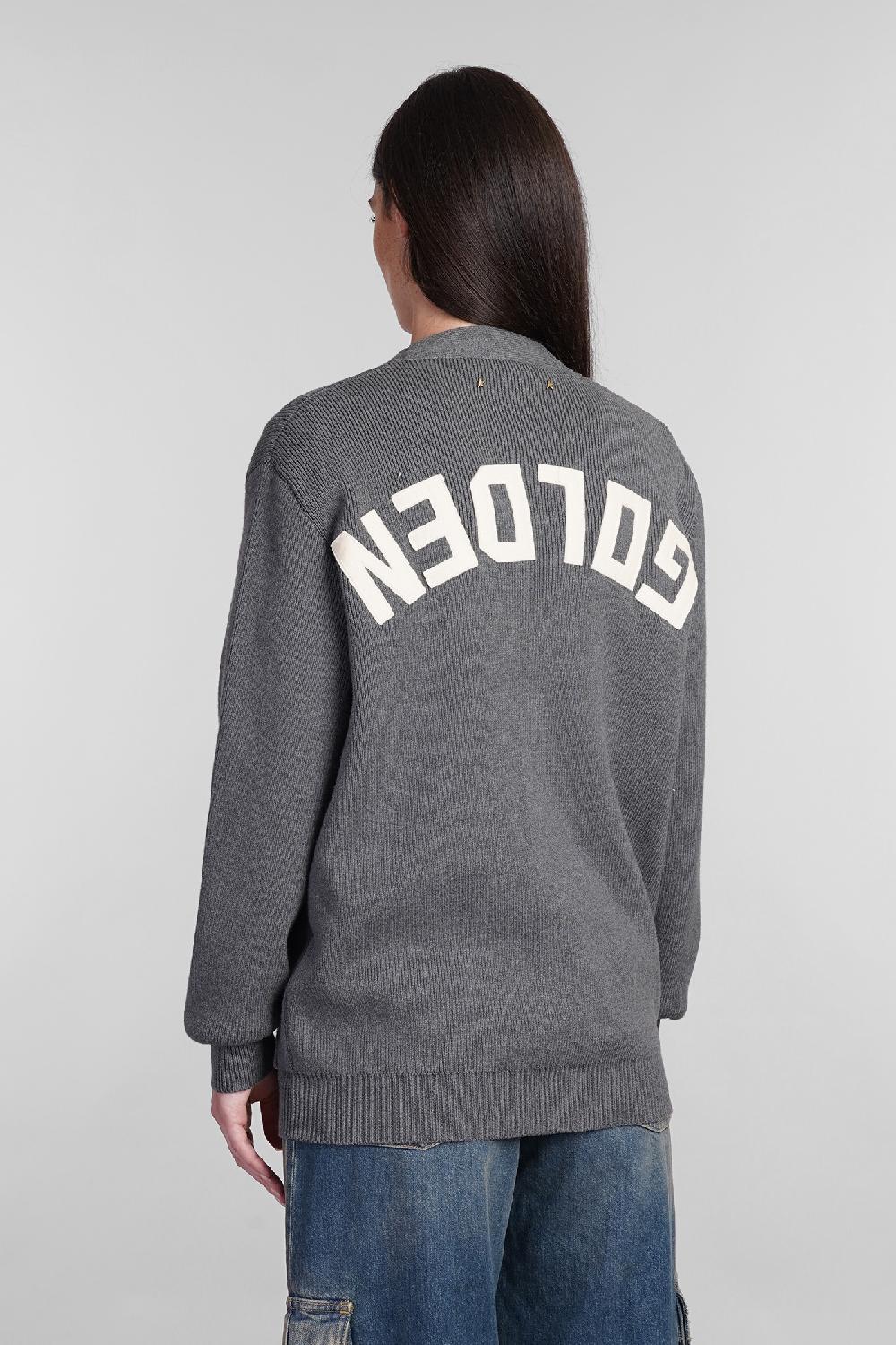 Deliberti Golden Goose Deluxe Brand Cardigan In Cotone Grigio Cod. 404900 - Deliberti The Luxury Shopping