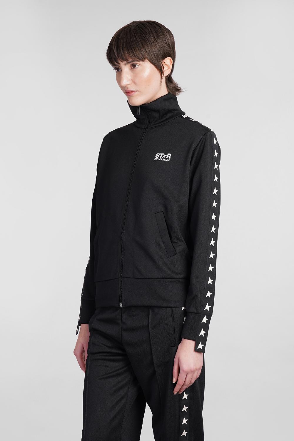 Deliberti Golden Goose Deluxe Brand Felpa In Poliestere Nero Cod. 401569 - Deliberti The Luxury Shopping