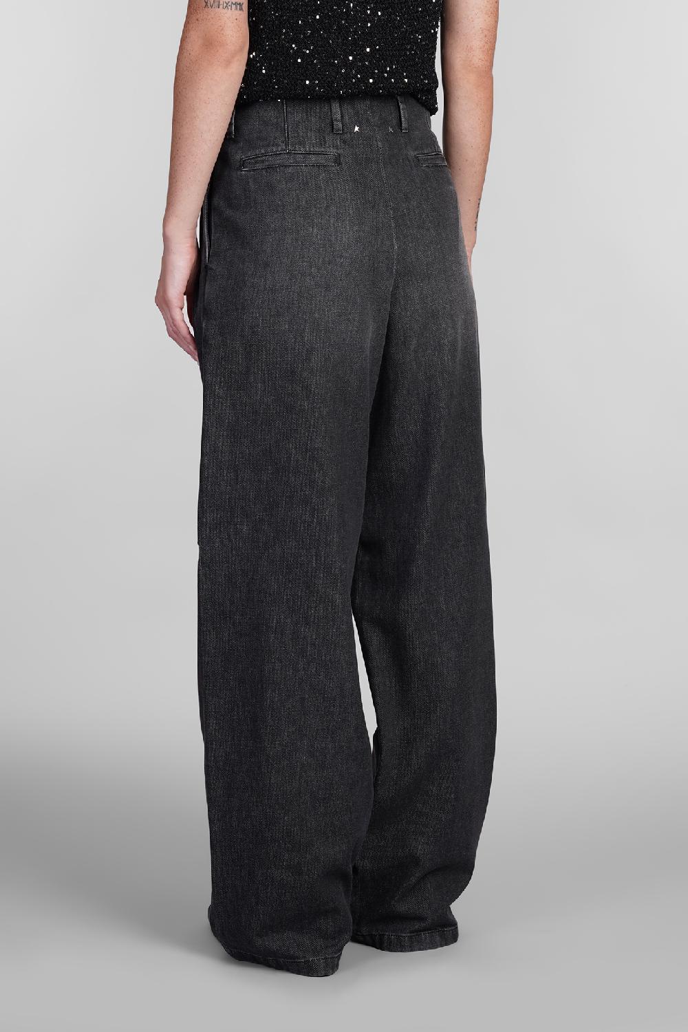 Deliberti Golden Goose Deluxe Brand Jeans In Denim Nero Cod. 404846 - Deliberti The Luxury Shopping