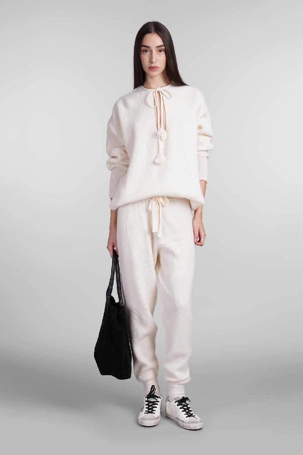 Deliberti Golden Goose Deluxe Brand Maglia In Lana Bianca Cod. 404888 - Deliberti The Luxury Shopping