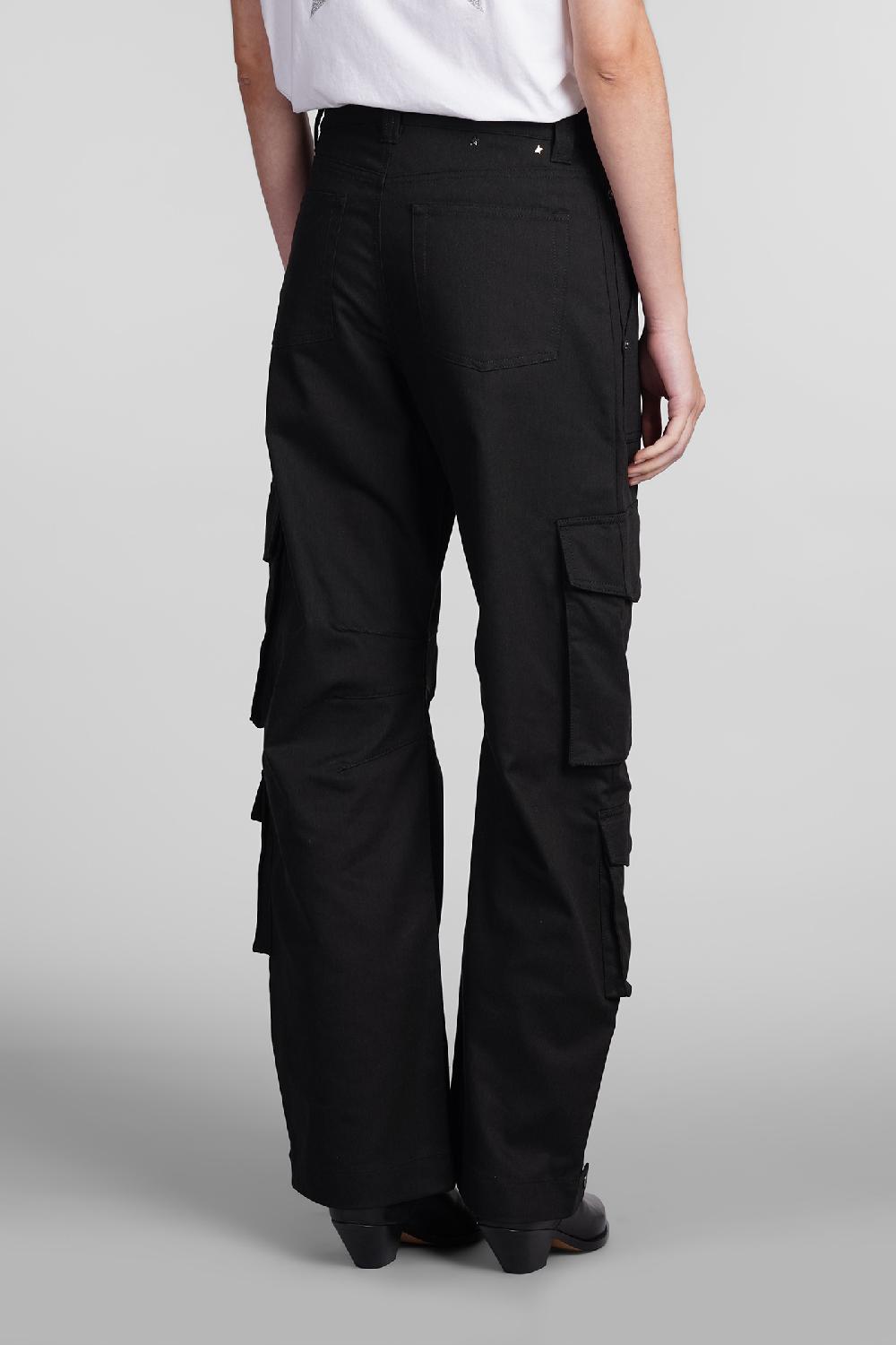 Deliberti Golden Goose Deluxe Brand Pantalone Cargo Lisette In Poliestere Nero Cod. 406523 - Deliberti The Luxury Shopping