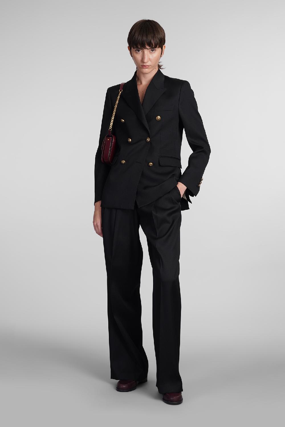 Deliberti Golden Goose Deluxe Brand Pantalone Flavia In Poliestere Nero Cod. 406531 - Deliberti The Luxury Shopping