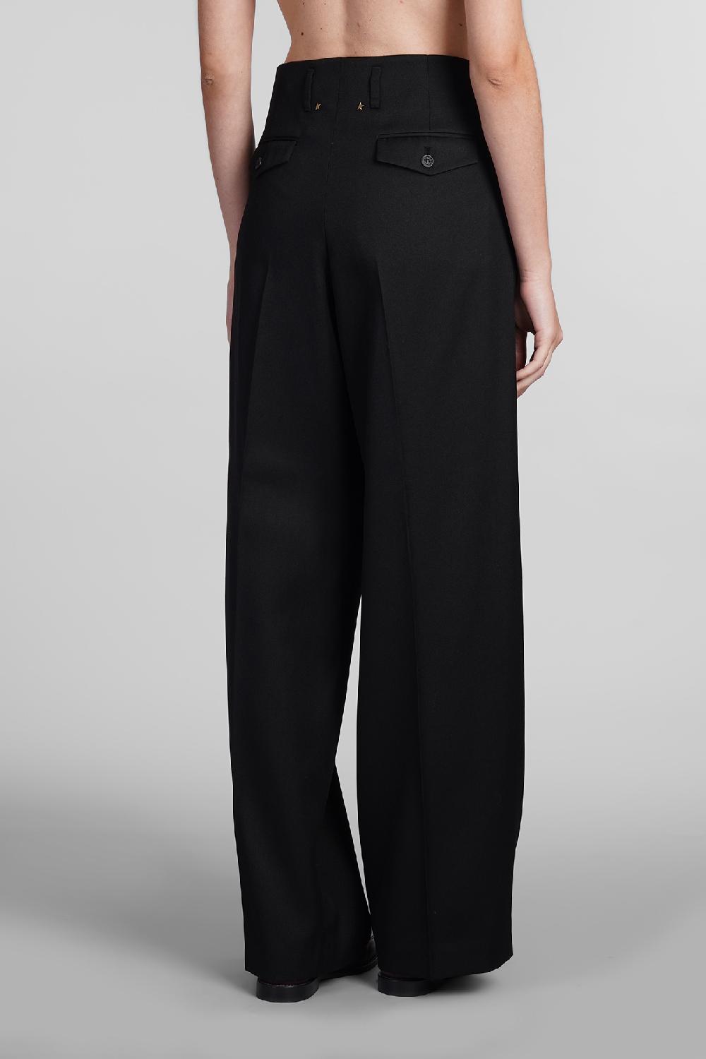 Deliberti Golden Goose Deluxe Brand Pantalone Flavia In Poliestere Nero Cod. 406531 - Deliberti The Luxury Shopping