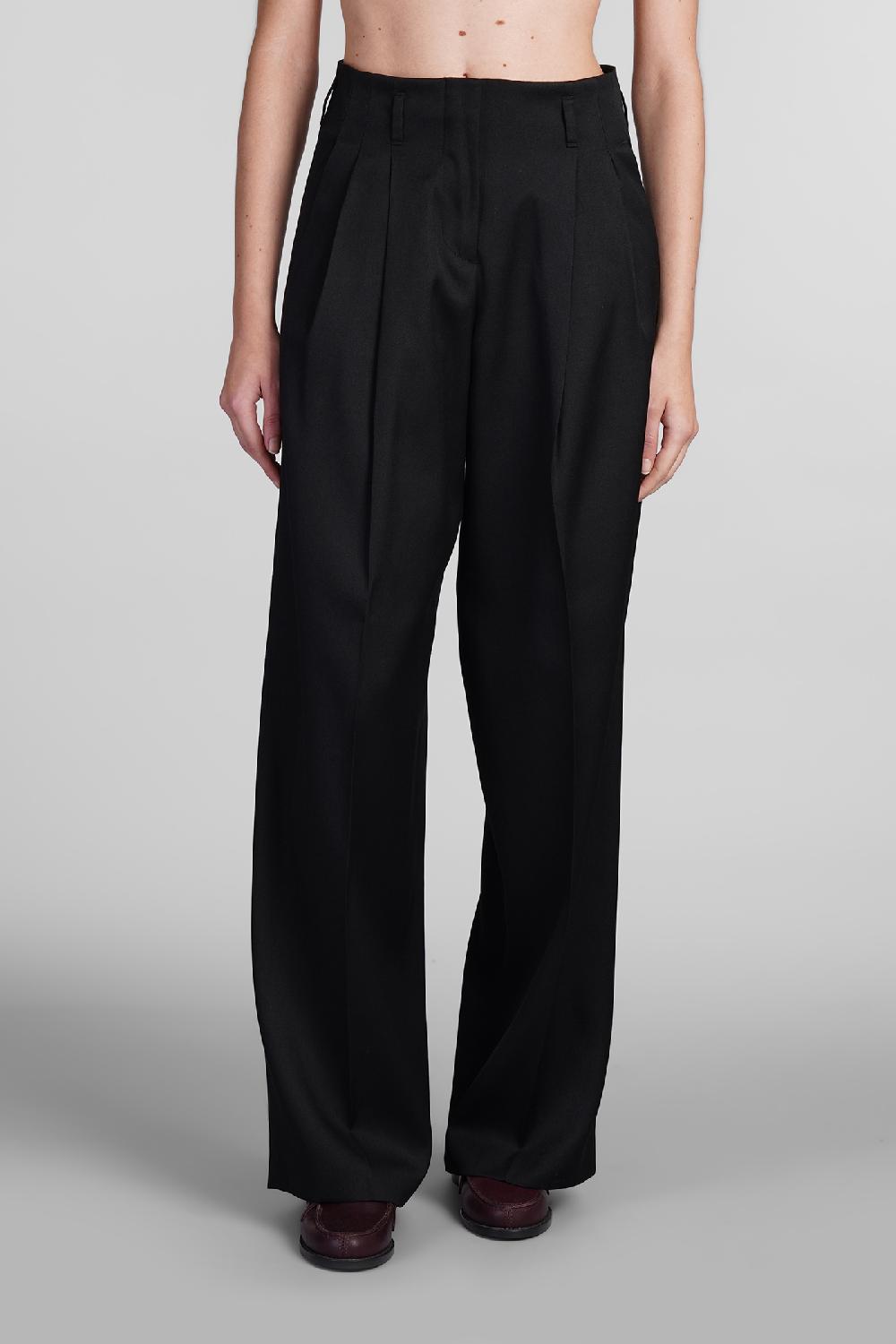 Deliberti Golden Goose Deluxe Brand Pantalone flavia in poliestere nero cod. 406531 - Deliberti The Luxury Shopping