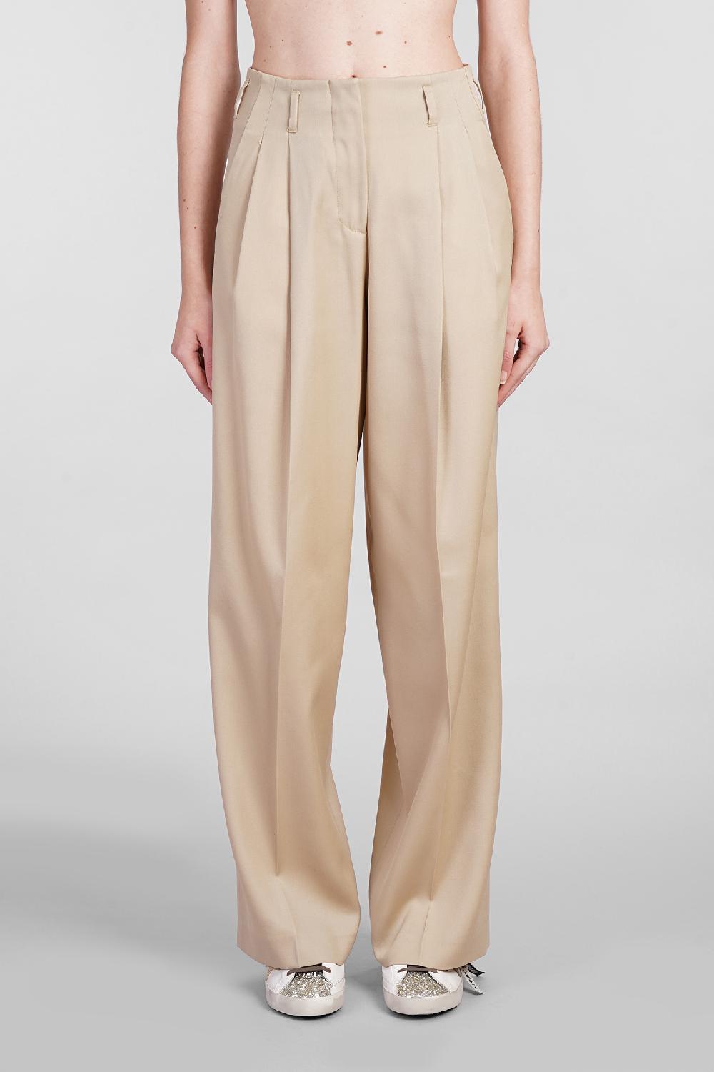 Deliberti Golden Goose Deluxe Brand Pantalone in lana beige cod. 401575 - Deliberti The Luxury Shopping