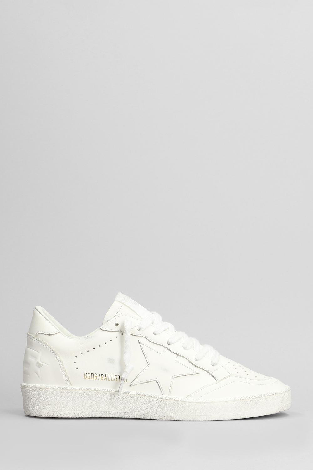 Deliberti Golden Goose Deluxe Brand Sneakers ball star in pelle bianca cod. 404402 - Deliberti The Luxury Shopping