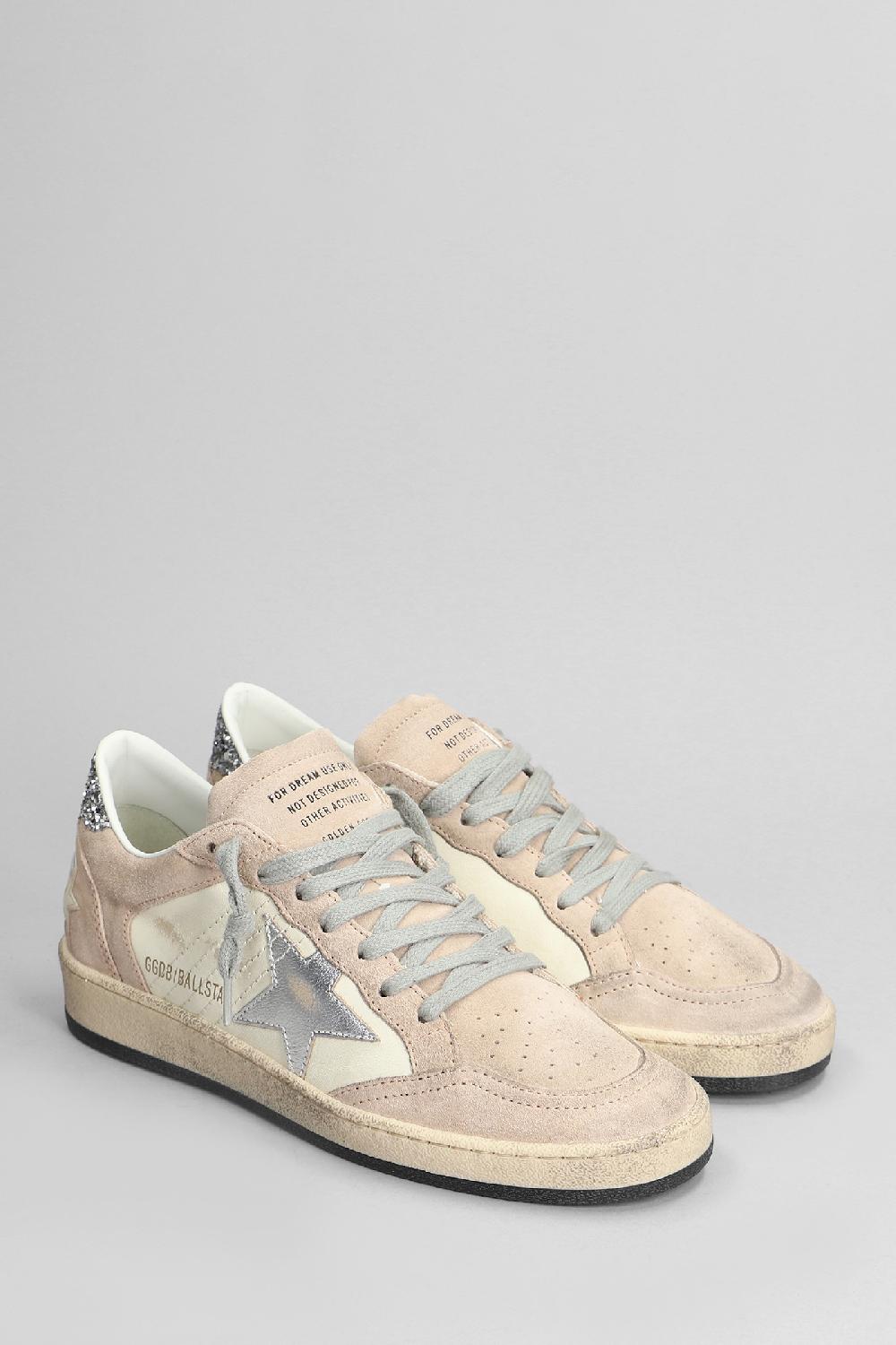 Deliberti Golden Goose Deluxe Brand Sneakers Ball Star In Pelle E Camoscio Rosa Cod. 404404 - Deliberti The Luxury Shopping